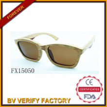 Alibaba Trade Assurance 2015 lunettes de soleil en bois (FX15050)